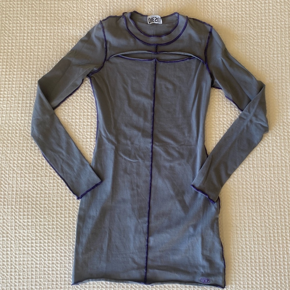 DIESEL Dress in Smoke Blue